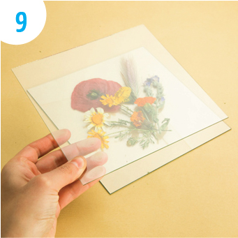 Quadro Flores dia da Mãe - passo 09 | Crianças - Auchan&eu Quadro Flores dia da Mãe - passo 09