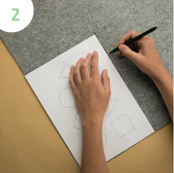 Jogo para bebés sensorial DIY: Passo 2