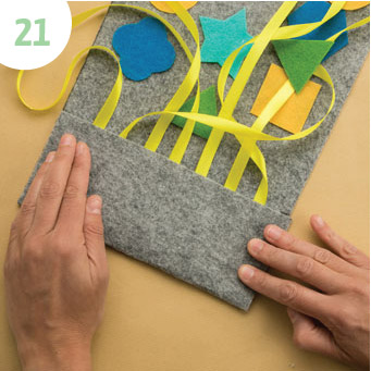 Jogo para bebés sensorial DIY: Passo 21