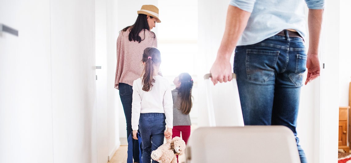 Vai de férias? Deixe a casa em segurança