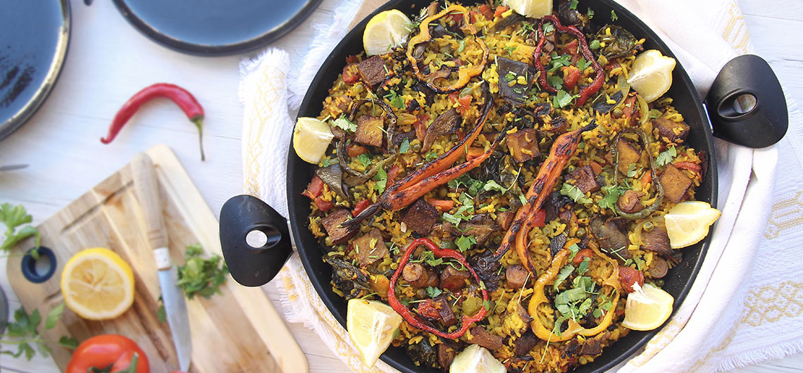 AE VS paella mista vegan web | Auchan&Eu
