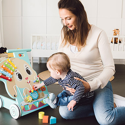 artigo plasticos 0007 OTF brincar 3 0003 600085390 OTF MY WOODEN MULTIACTIVITY WALKER FSC 3 | Auchan&Eu