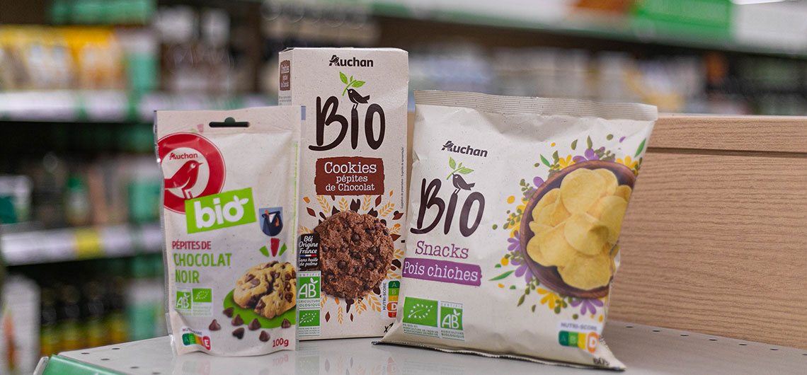 AE acabChegar FEV snacksBio | Auchan&Eu