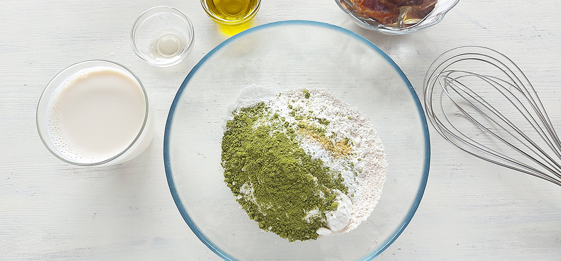 Muffins de Matcha