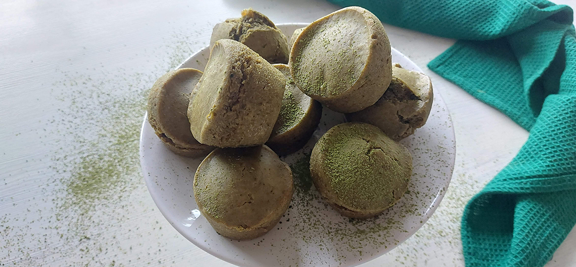 Muffins de Matcha