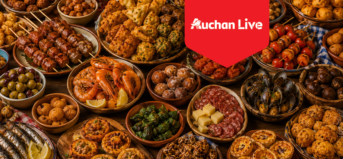 ae eventos live 2026 petiscosSantosPopulares | Auchan&Eu